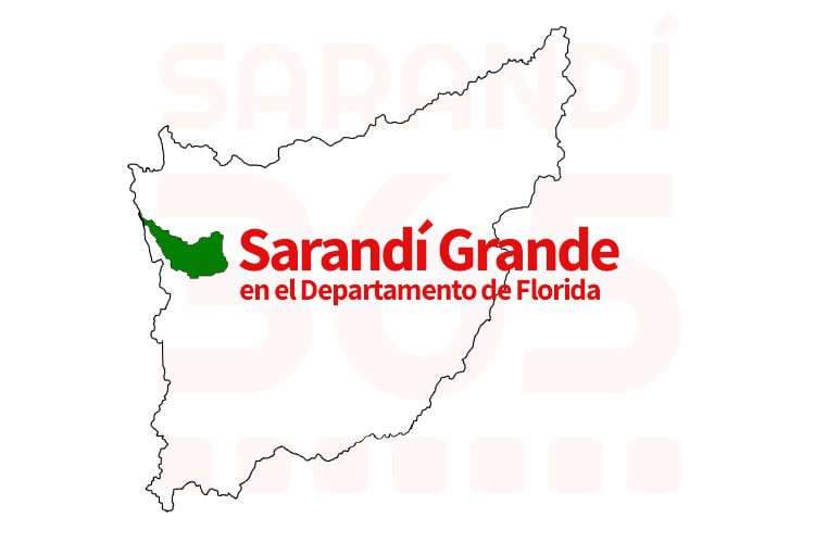 sarandi grande en florida mapa